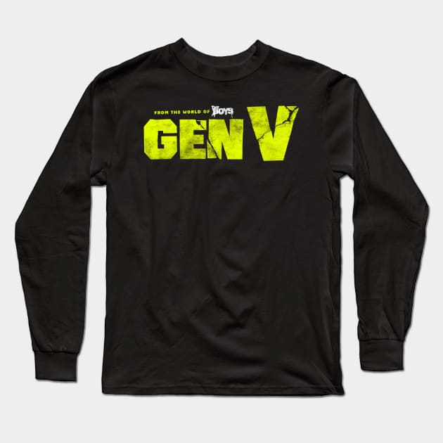 Gen V 2023 tv show Long Sleeve T-Shirt by Axto7